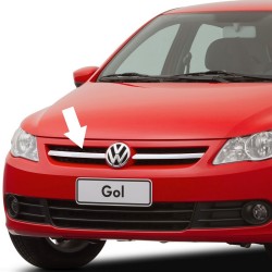 Máscara Cromada Grade Gol G5 Voyage Saveiro G5 Máscara Cromada Grade Gol G5 Voyage Saveiro G5